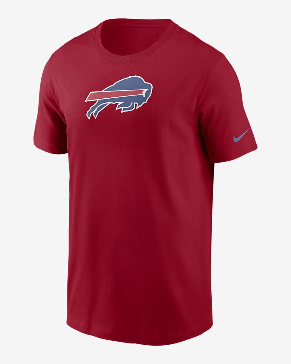 Men s Nike Red Buffalo Bills Faded Essential T Shirt Size 3XL